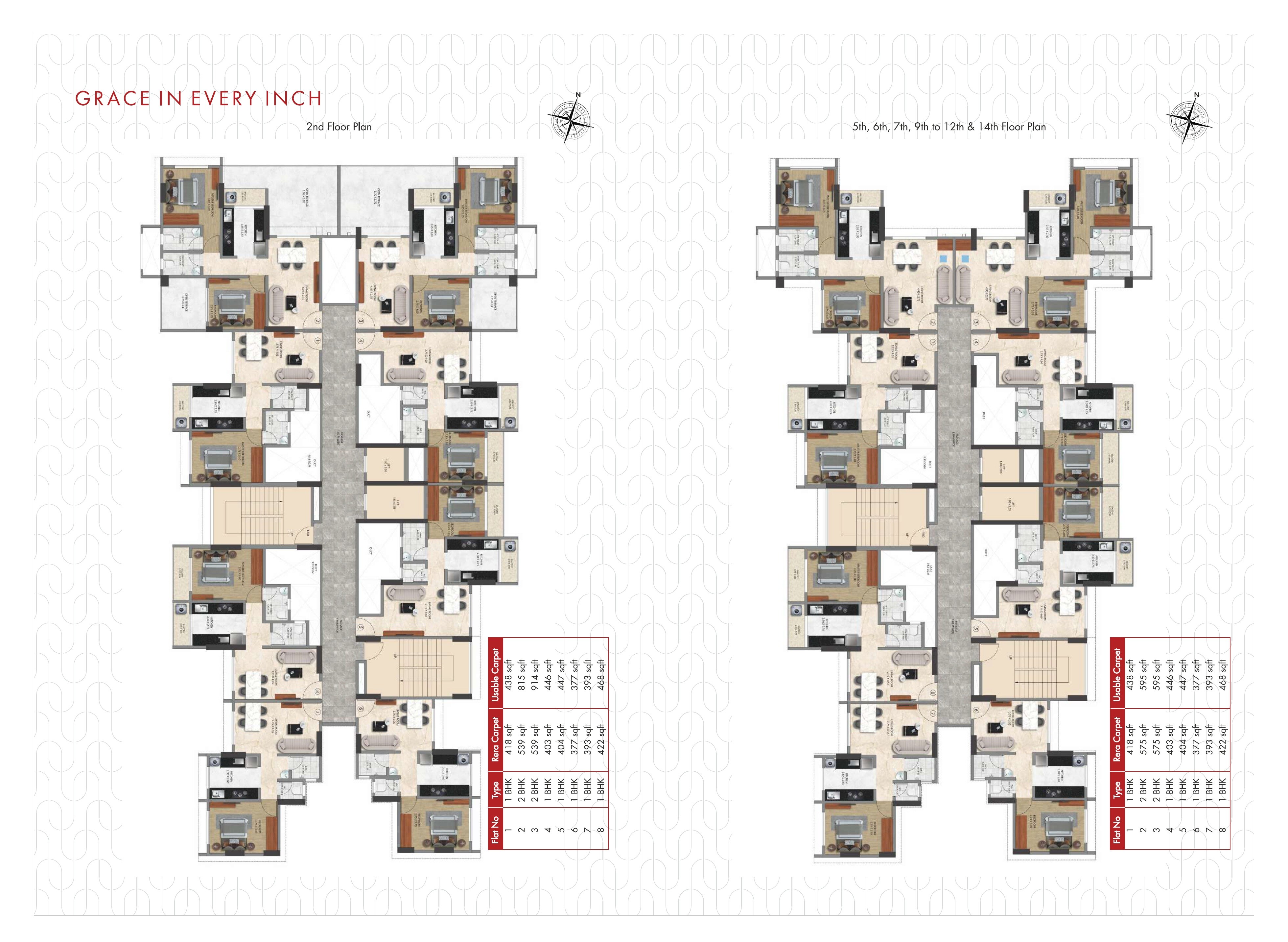 Jalaram Shree Uma Heights Floor Plans
