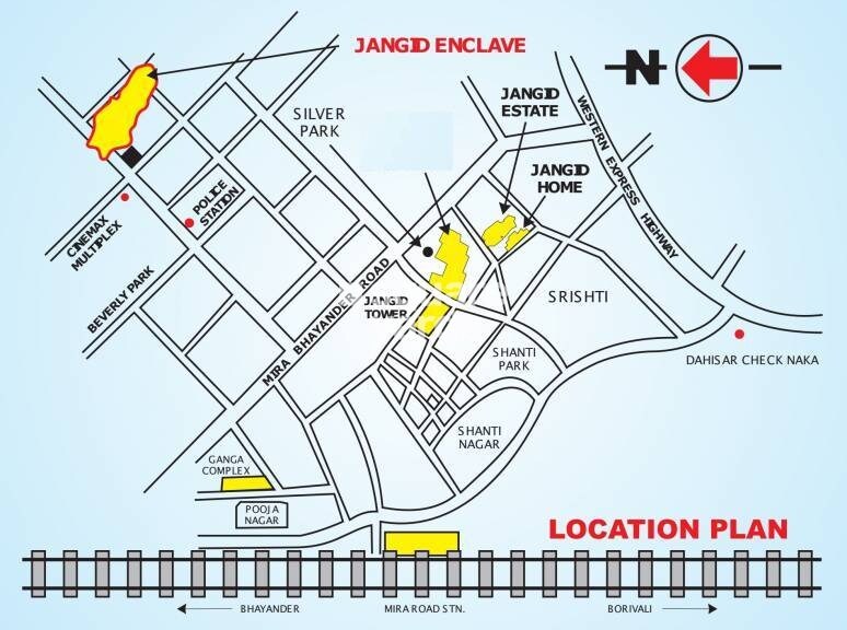 Jangid Encalve Location Image