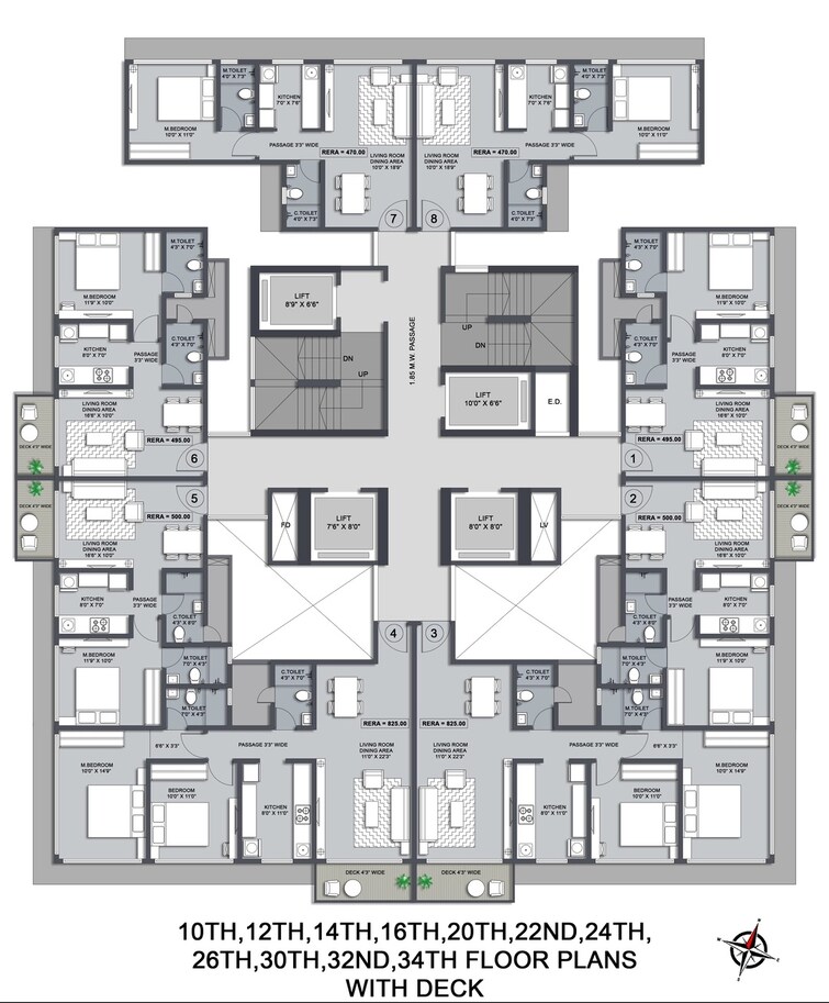Jaydeep La Residency Floor Plans