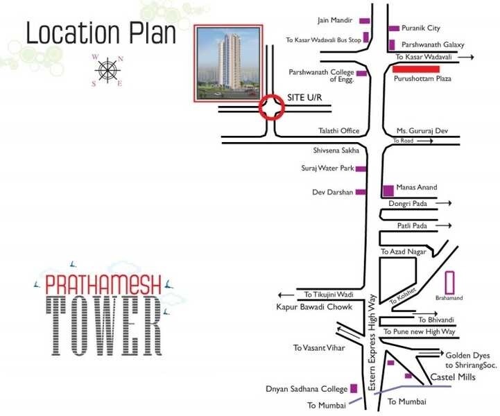 Jaydeep Prathamesh Towers Location Image