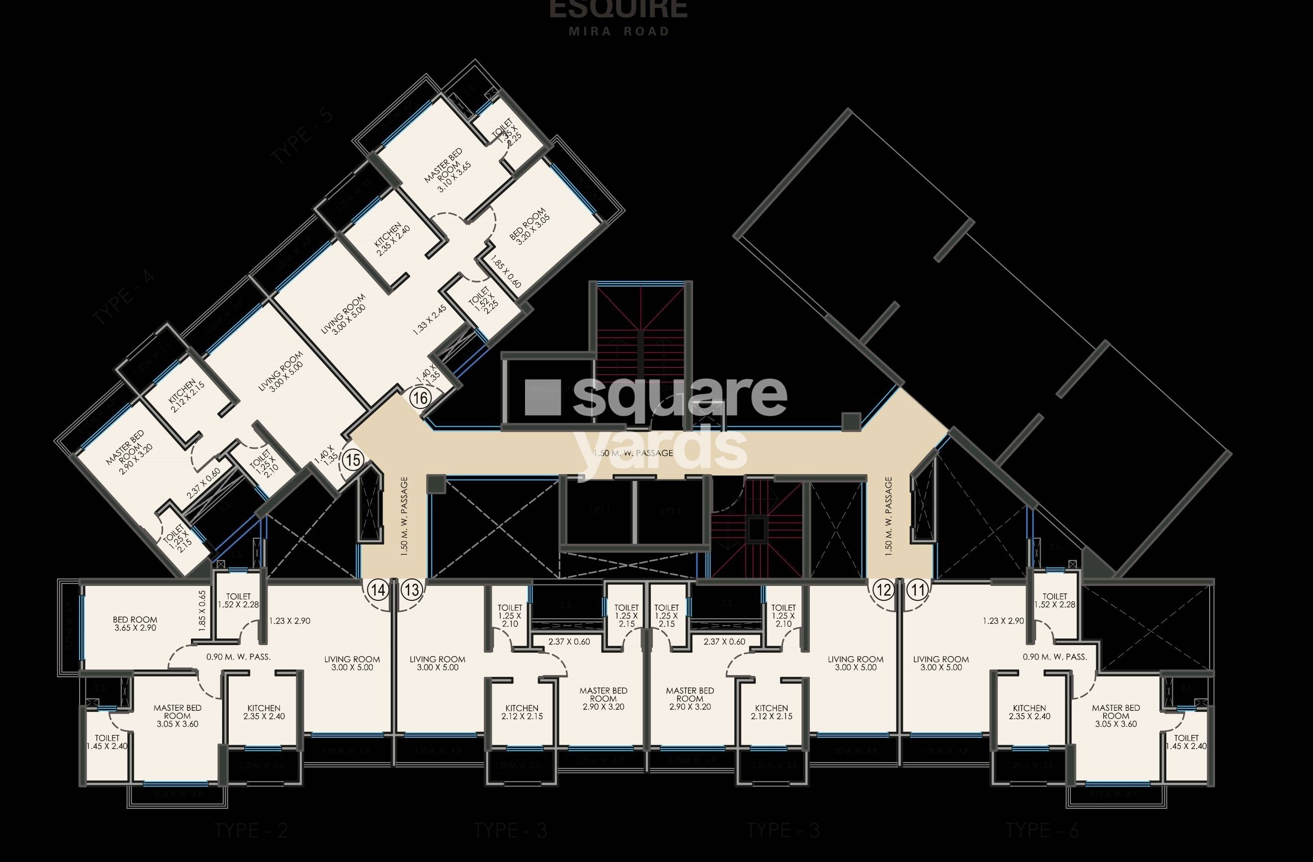 JP Esquire Floor Plans 1