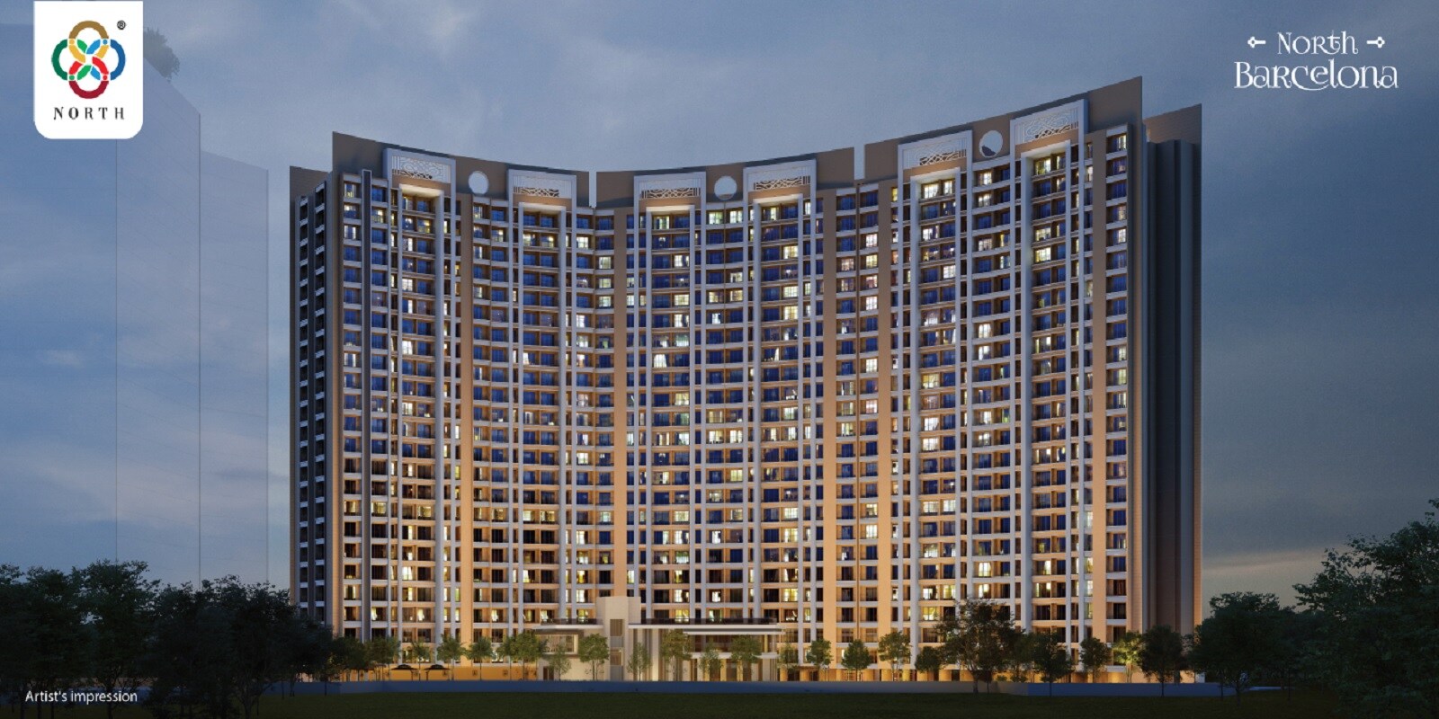 JP North Barcelona Mira Road, Thane Price List, Floor Plan