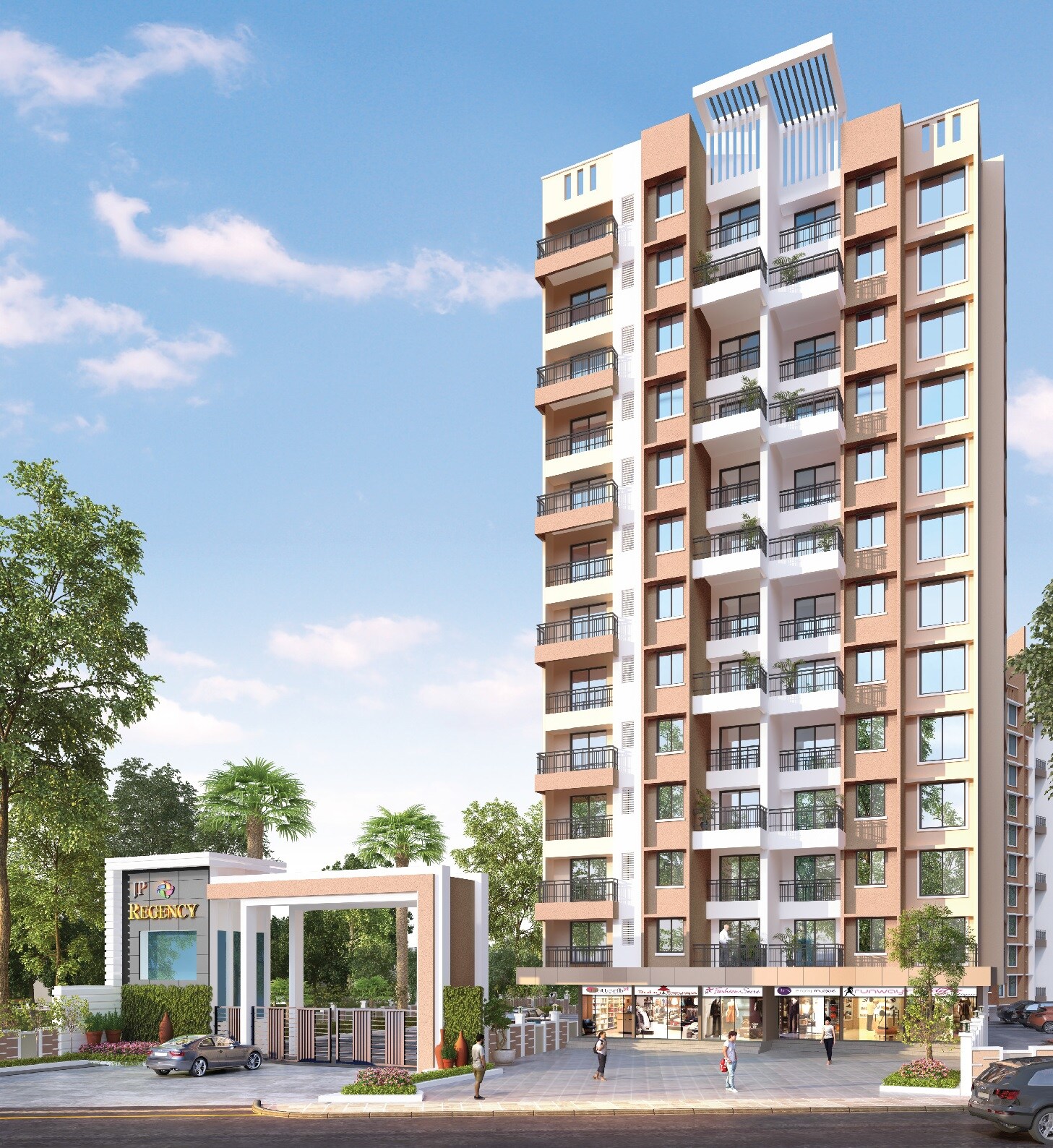 JP Regency Ambernath Entrance View