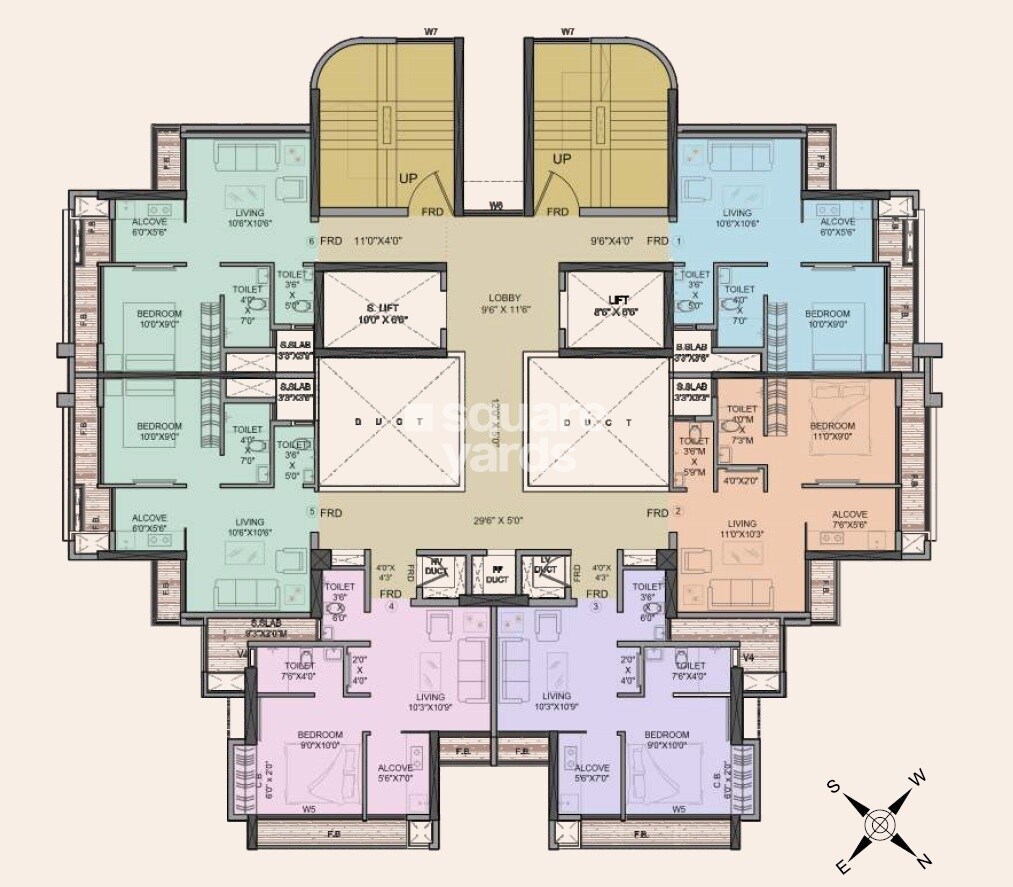 JVM Aroma Floor Plans