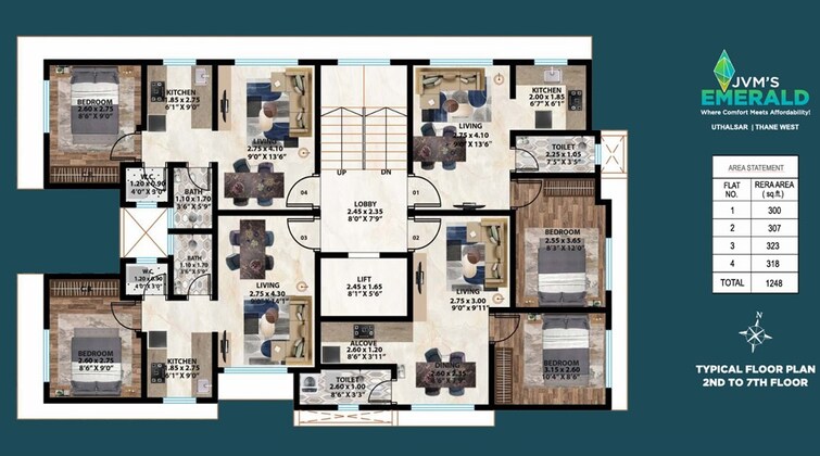 JVM Emerald Floor Plans