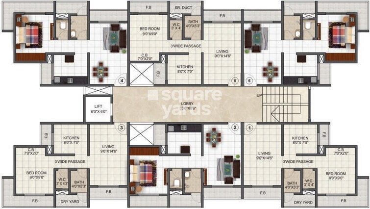 JVM Pearl Floor Plans