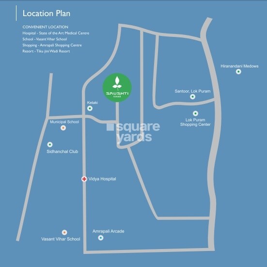 JVM Spaces Srushti Vihar Location Image