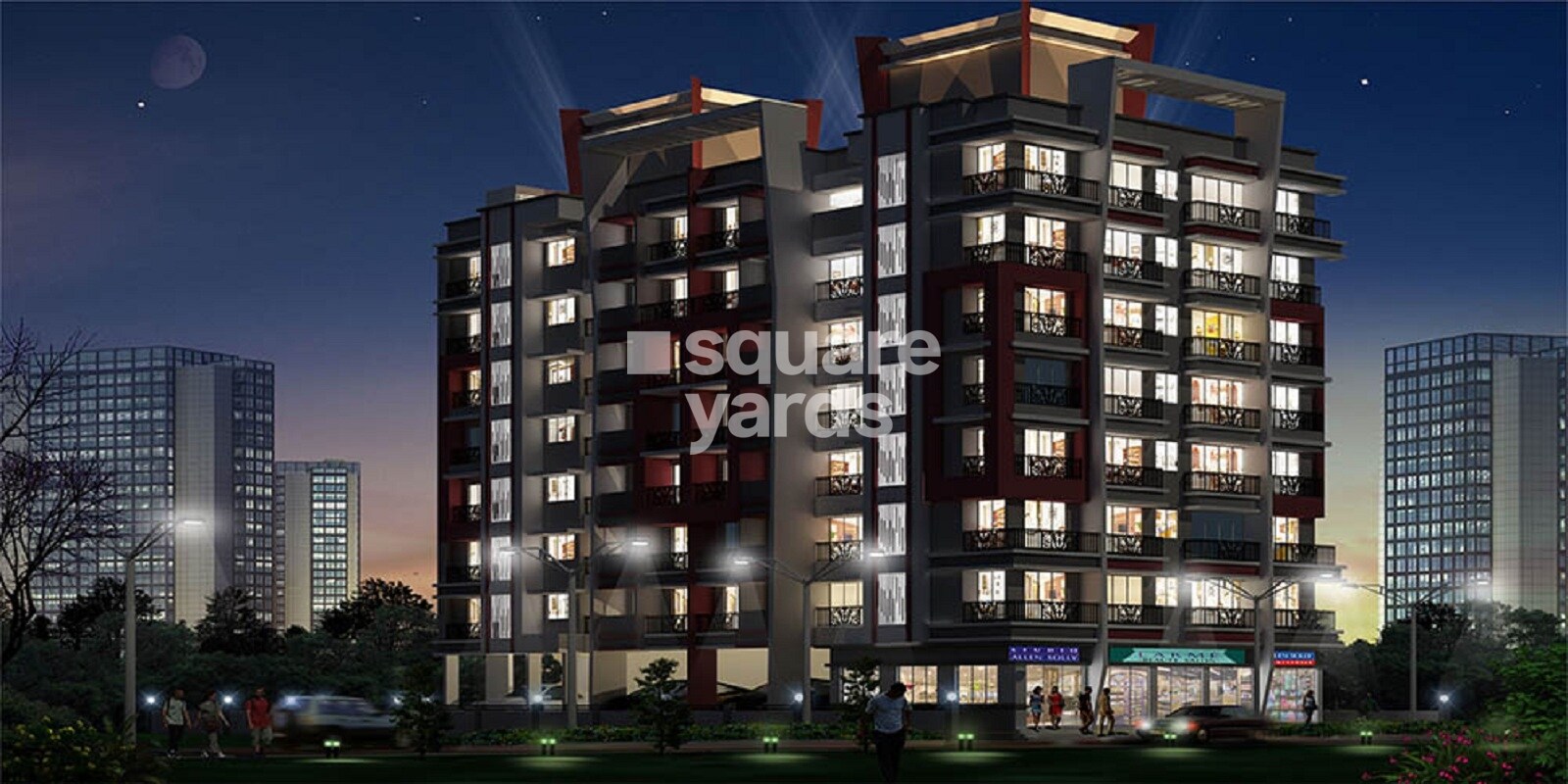 JVM Twin Tower, Kasarvadavali, Thane