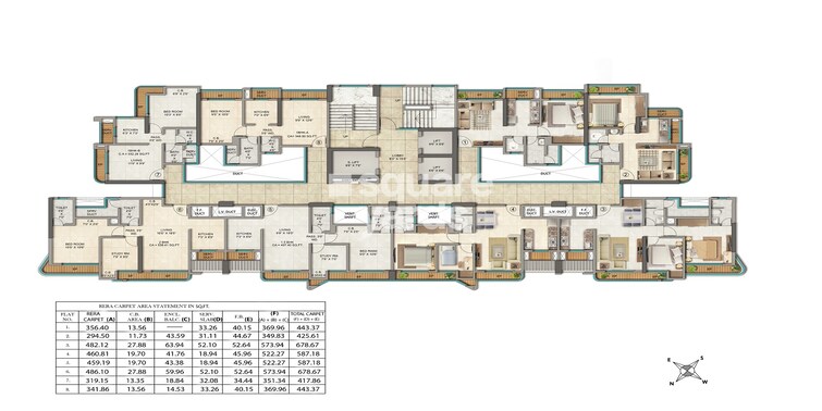 JVM Veda Floor Plans