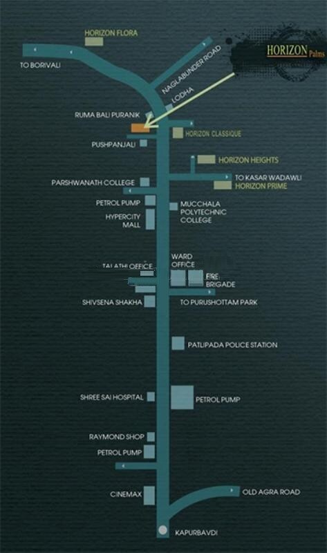 K M Horizon Palms 2 Location Image