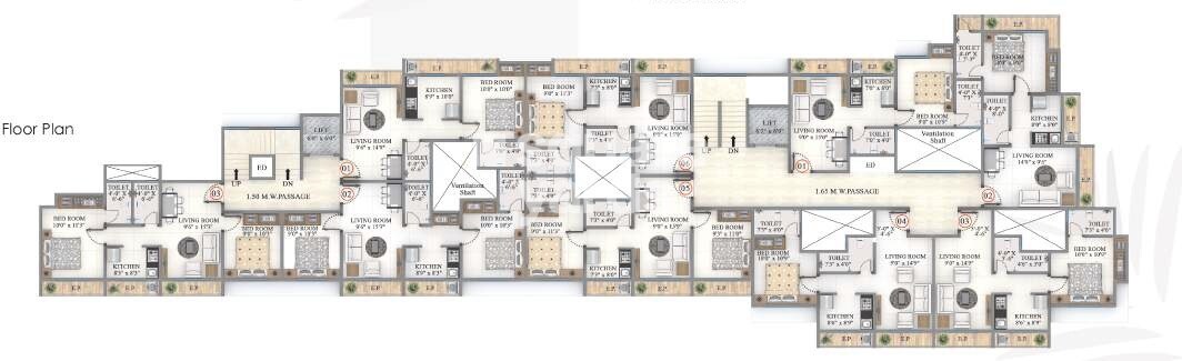 K M Horizon Palms III Floor Plans