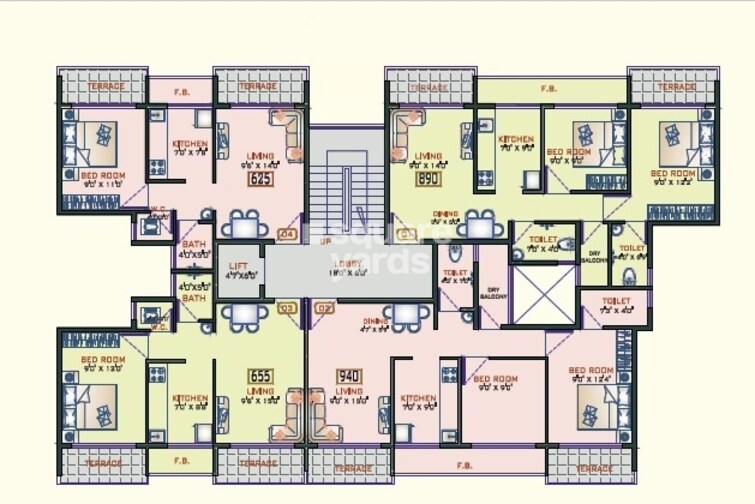 Kalp City Phase I Floor Plans