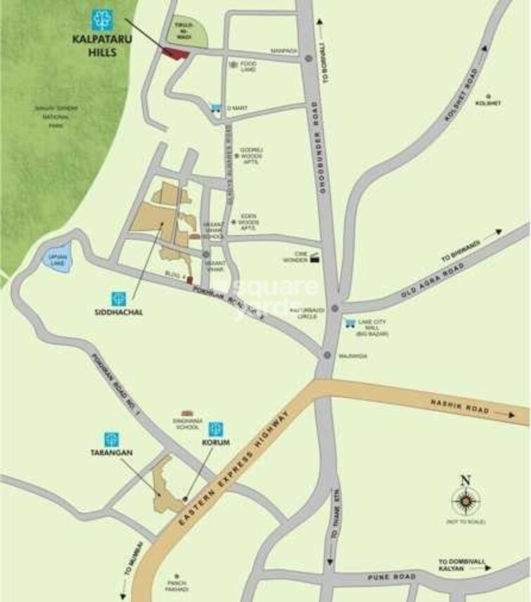 Kalpataru Hills Phase II Location Image