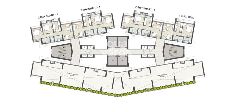 Kalpataru Immensa B Floor Plans