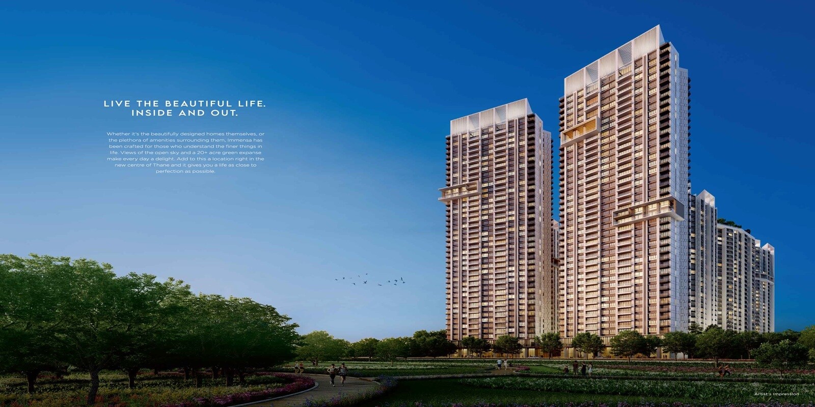 Kalpataru Immensa residential project in Kolshet Road
