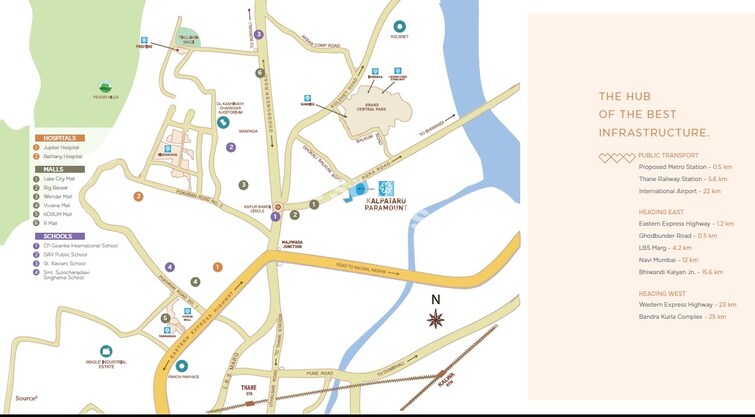 Kalpataru Paramount Location Image