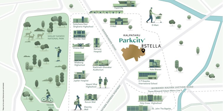 Kalpataru Parkcity Estella Location Image