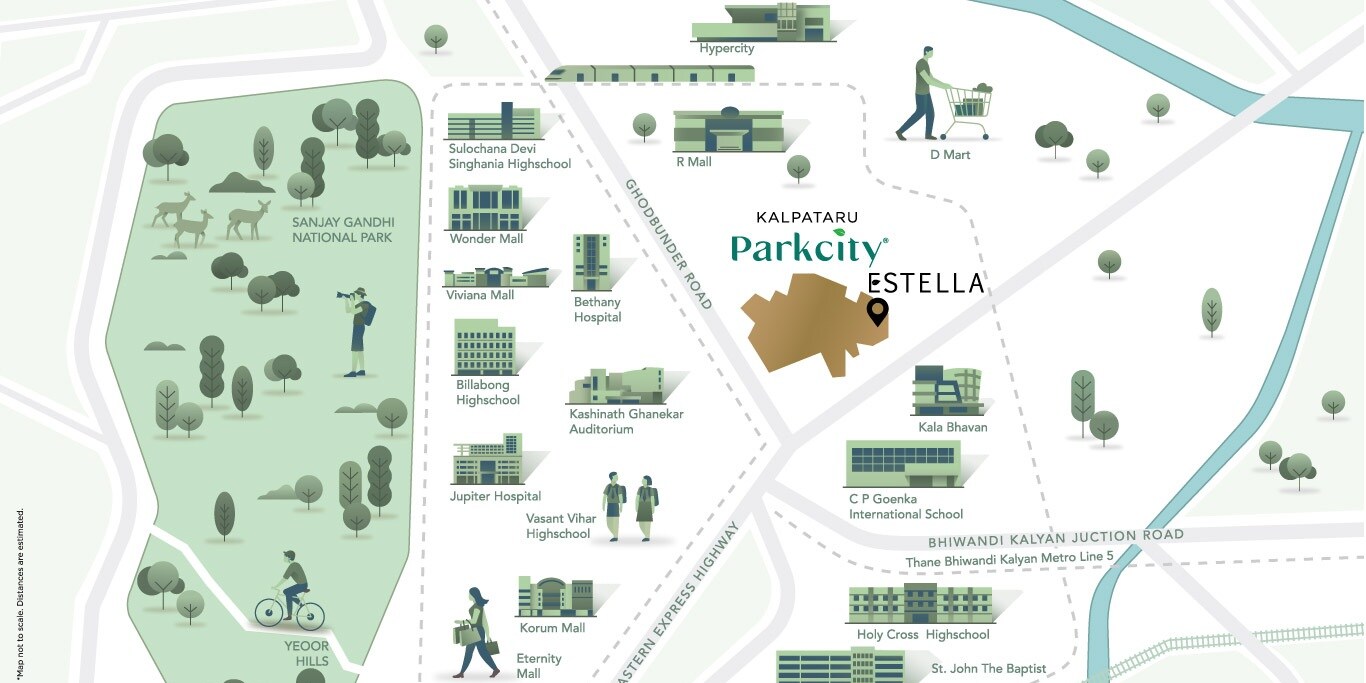 Kalpataru Parkcity Estella Location Image