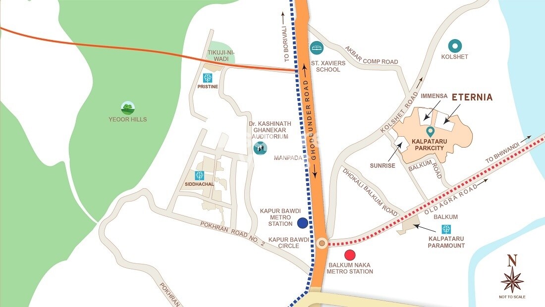 Kalpataru Parkcity Eternia Location Image