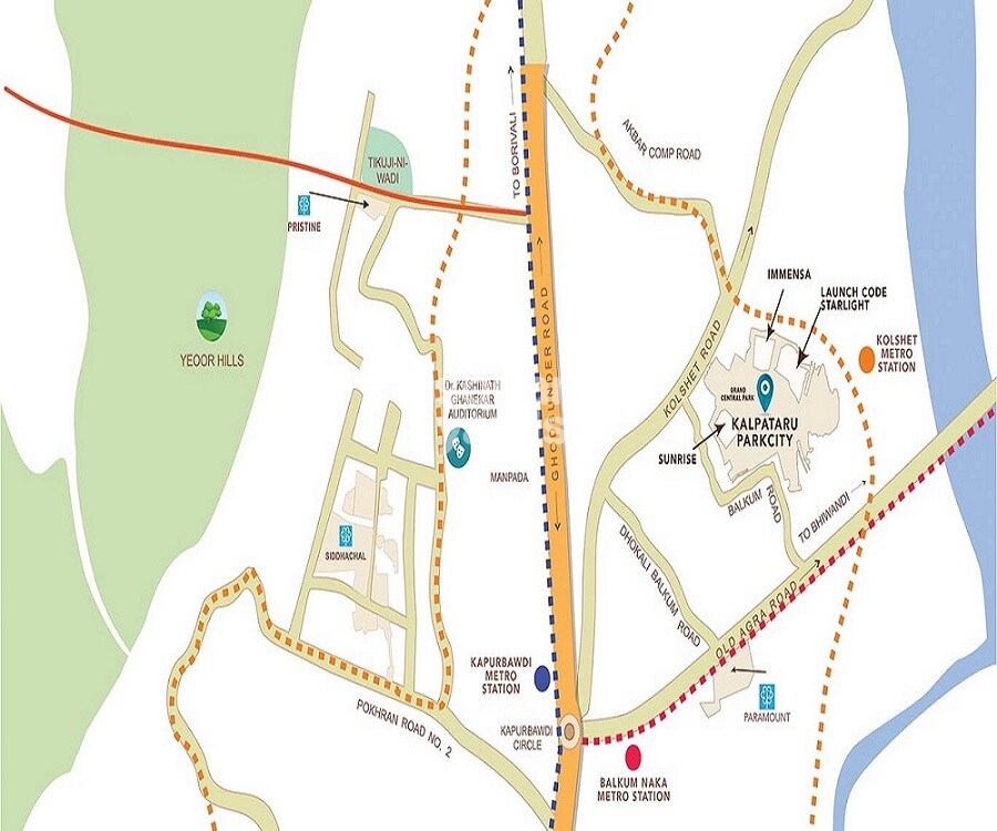 Kalpataru Parkcity Sunrise A Location Image