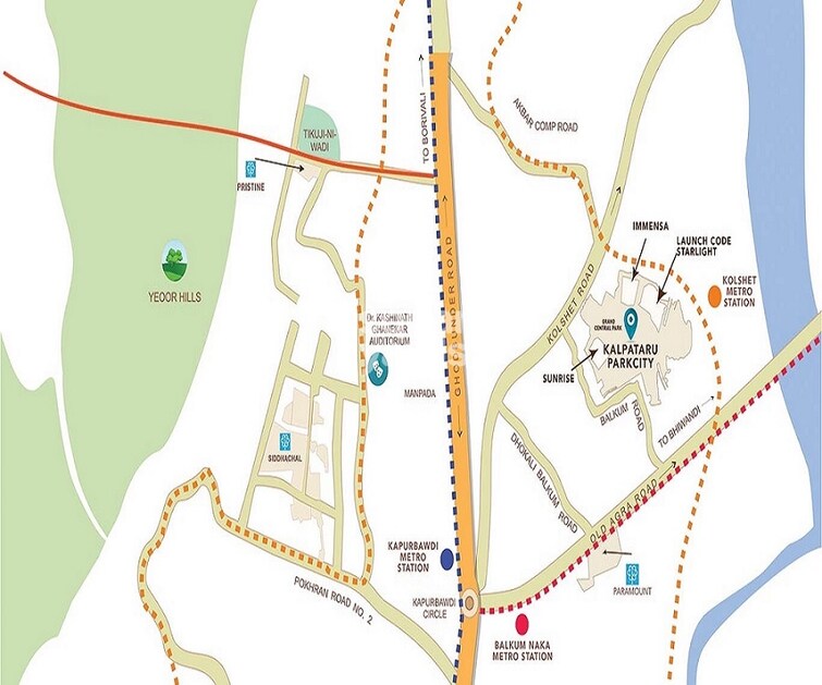 Kalpataru Parkcity Sunrise B Location Image