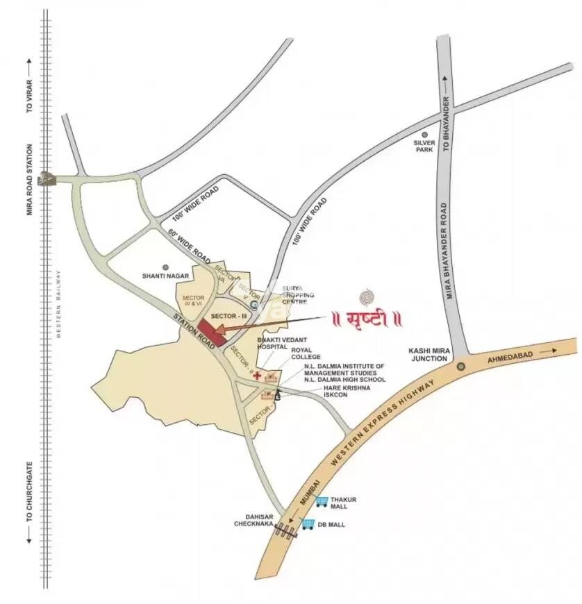 Kalpataru Srishti 342 CHS Ltd Location Image