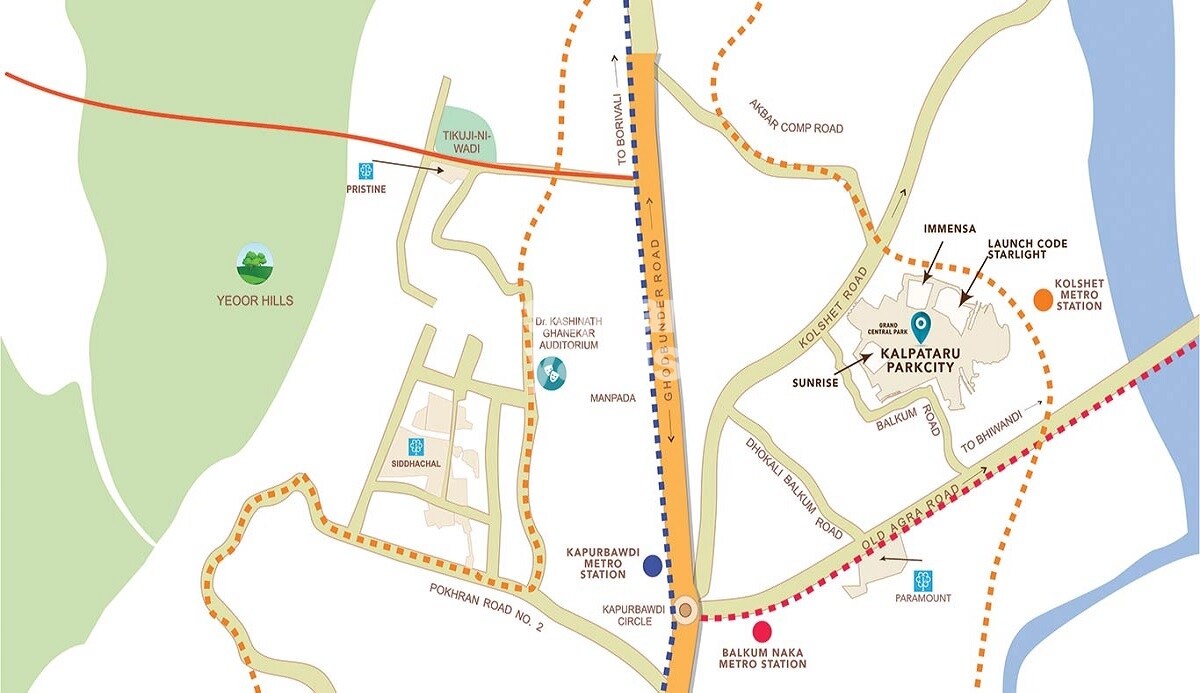 Kalpataru The Sunrise Location Image