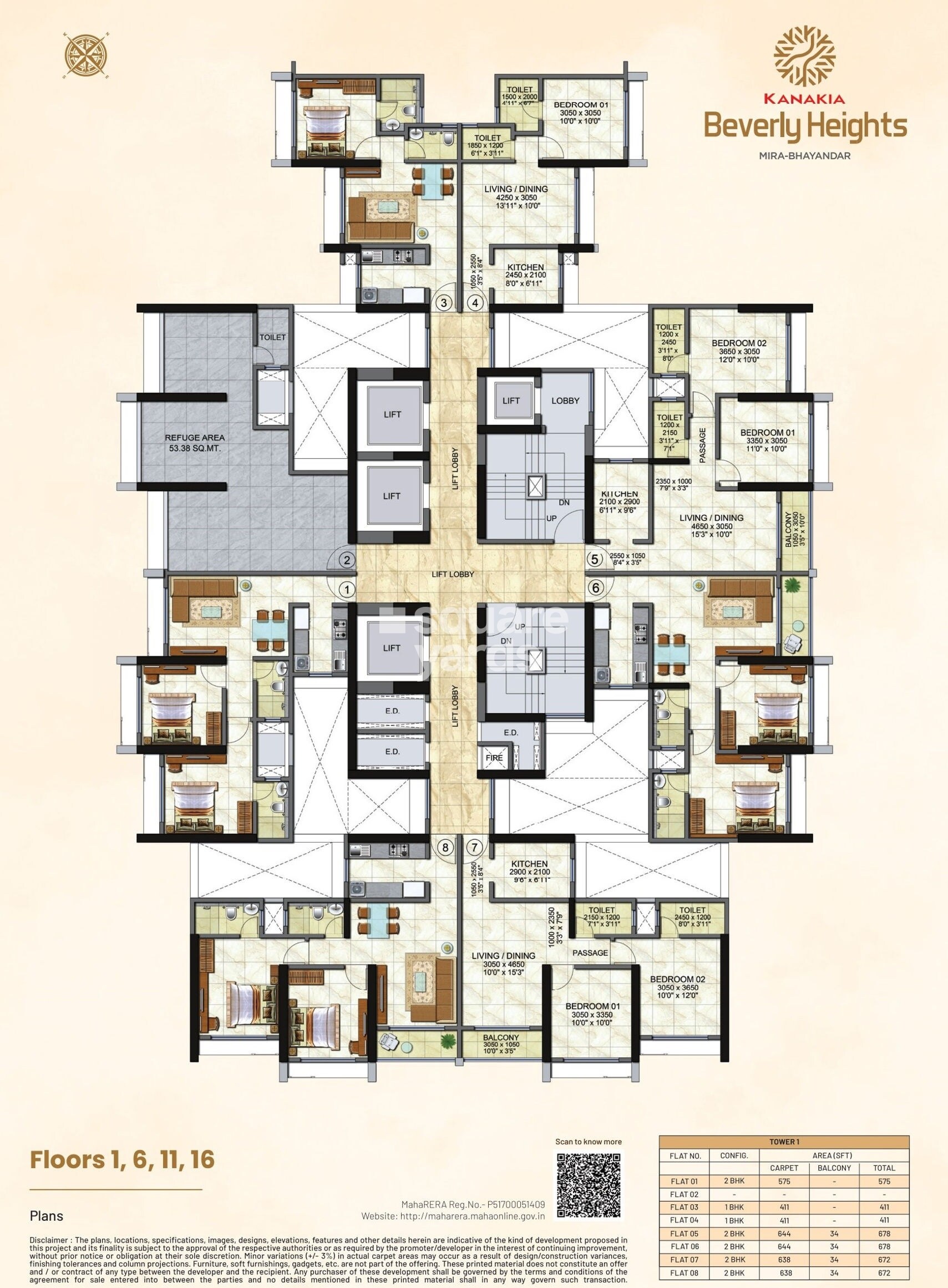Kanakia Beverly Heights Floor Plans 1