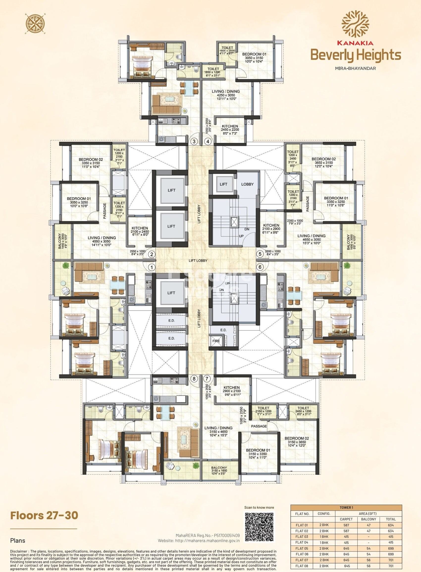 Kanakia Beverly Heights Floor Plans 4