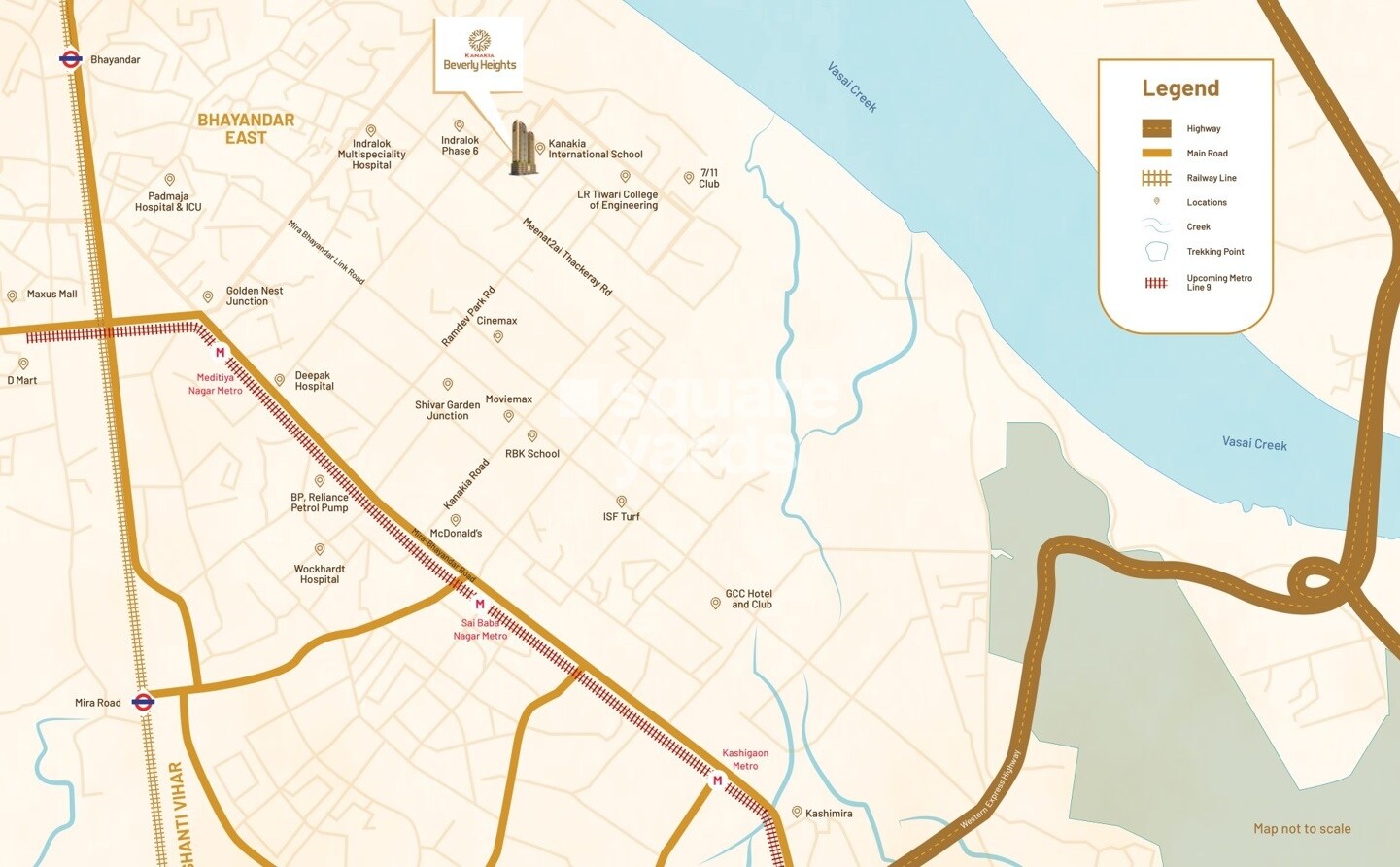 Kanakia Beverly Heights Location Image