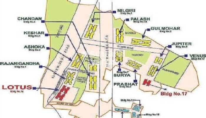 Kanakia Spaces Vasundhara Location Image