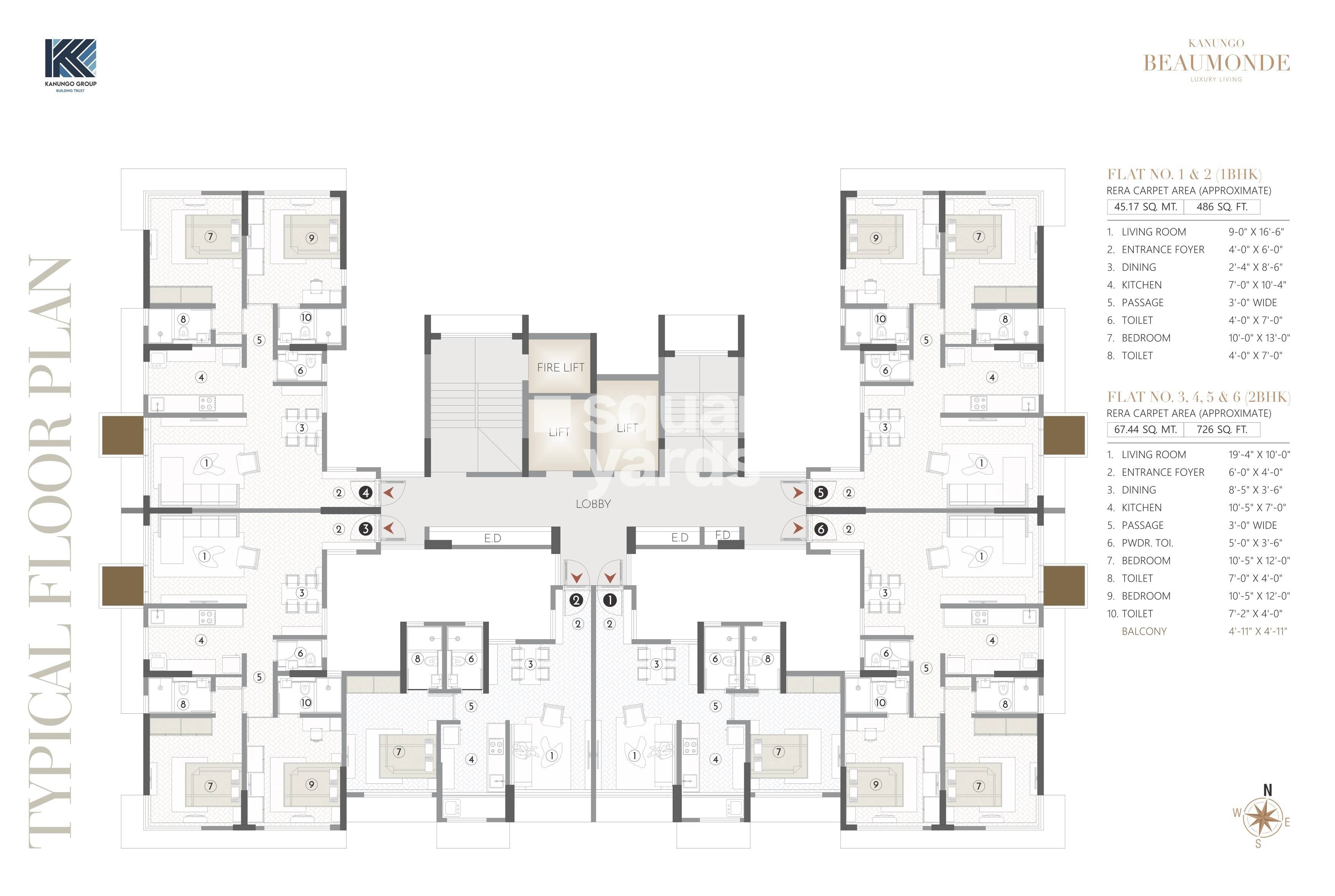 Kanungo Beaumonde Floor Plans