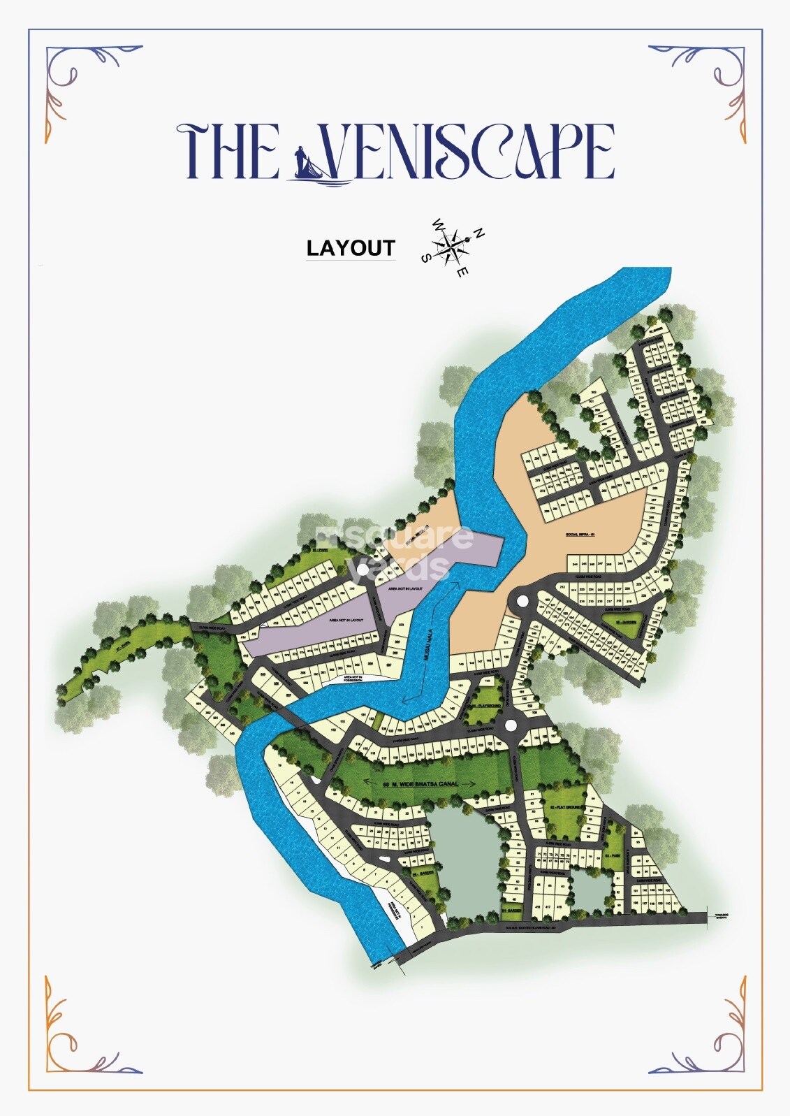 Kashikar-The-Veniscape_a drawing of a penguin on a newspaper