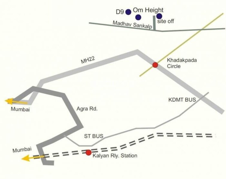 Kashish Om Heights Location Image