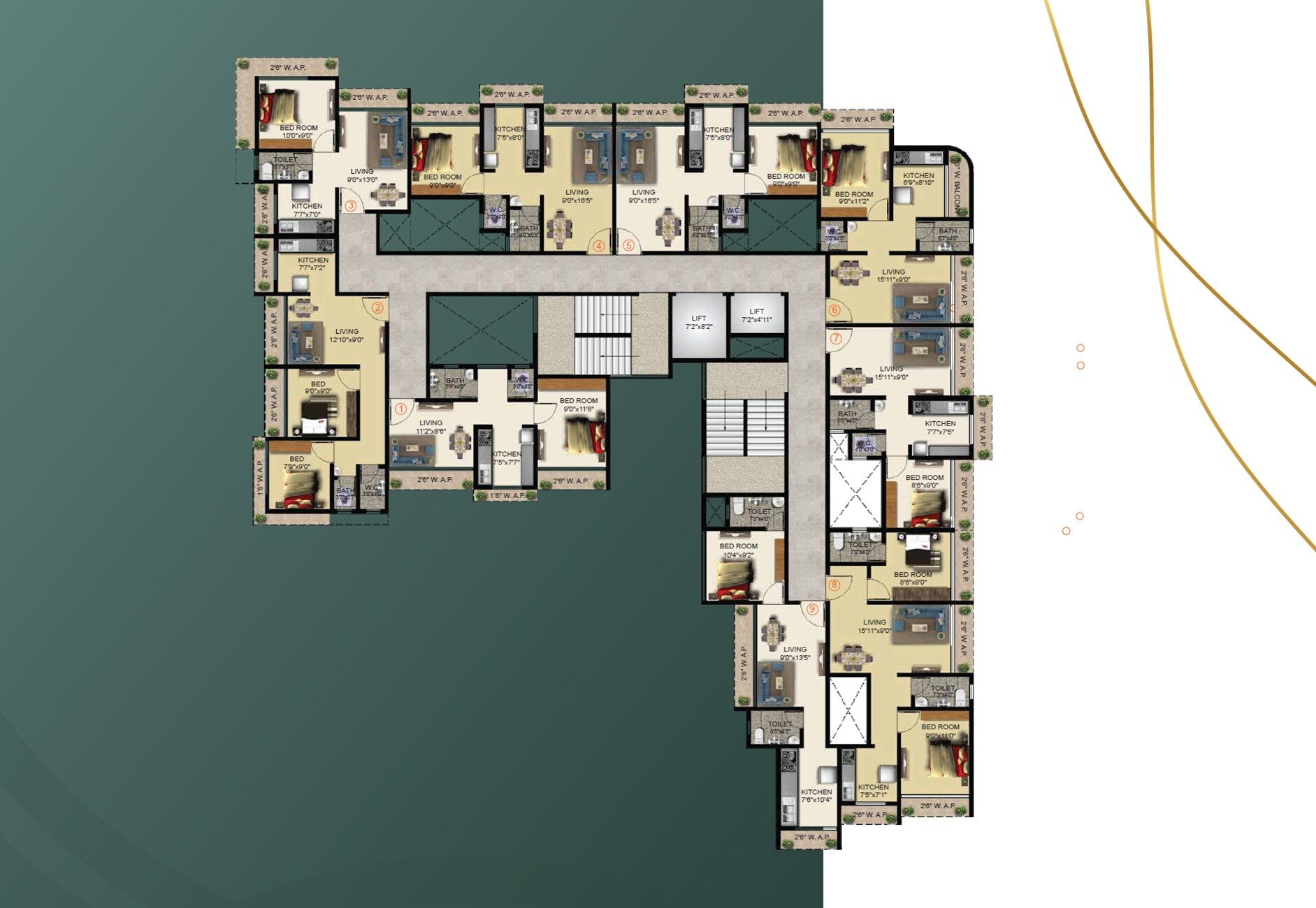 Kaveri Janki Dham Floor Plans