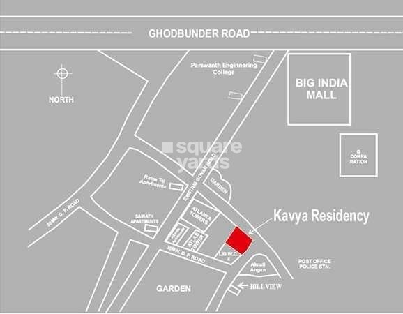 Kavya Residency Thane Location Image