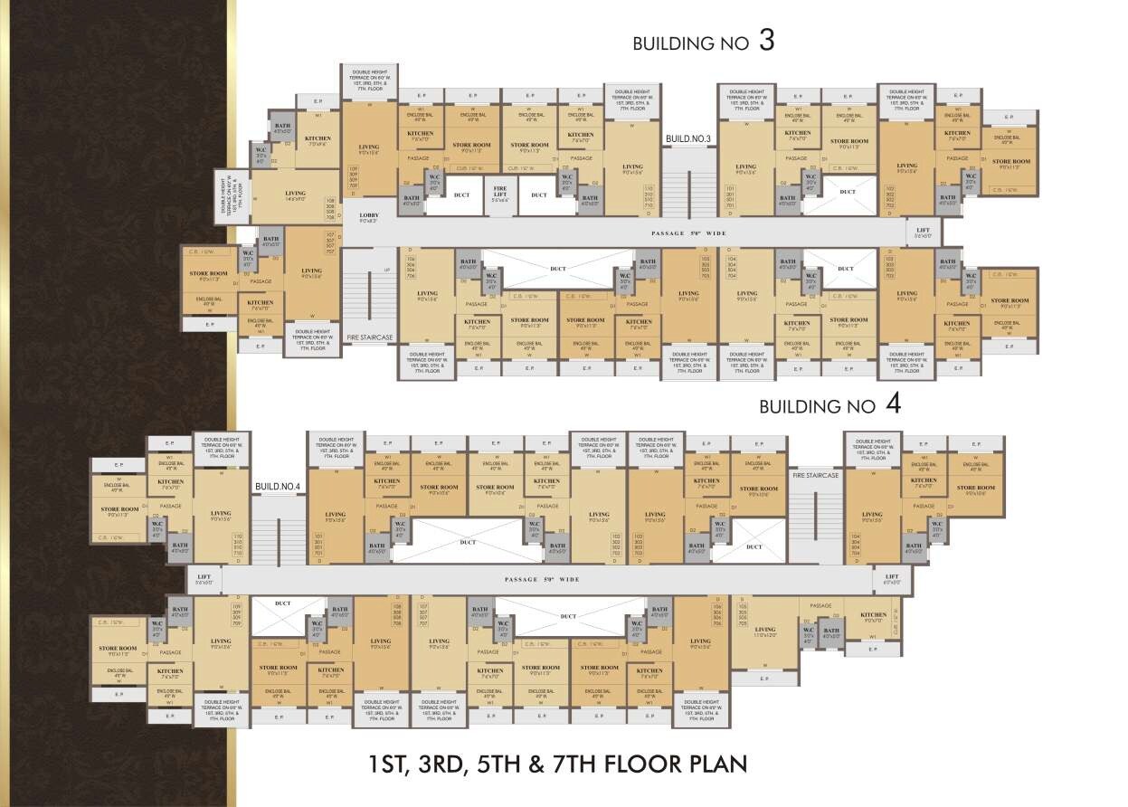 Khatri Sparsh Floor Plans