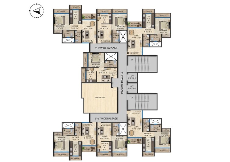 Khushi Axis World Floor Plans 2