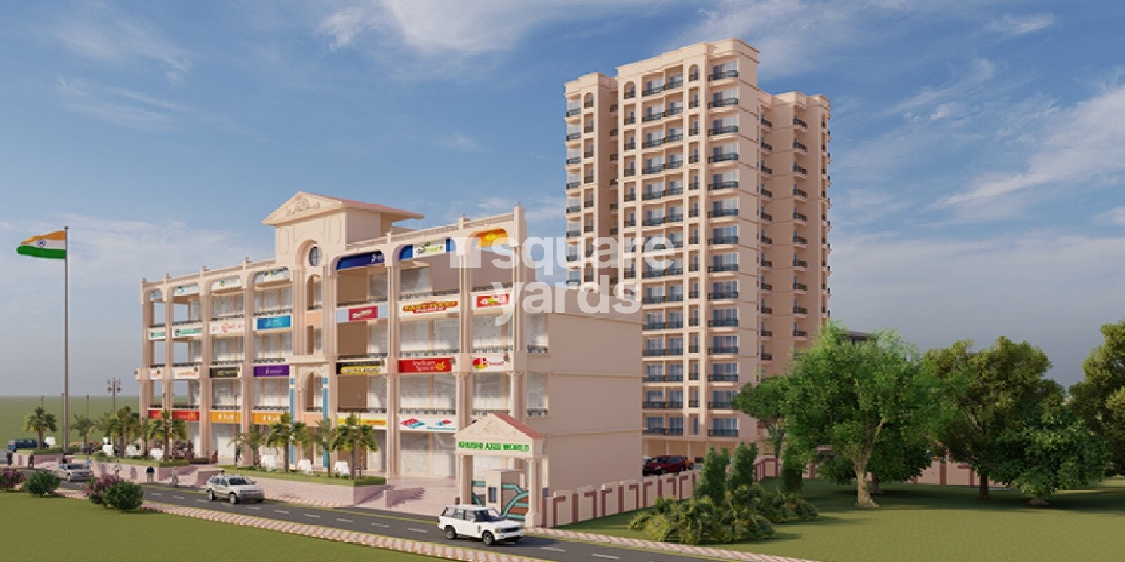 Khushi Axis World residential project in Mankoli