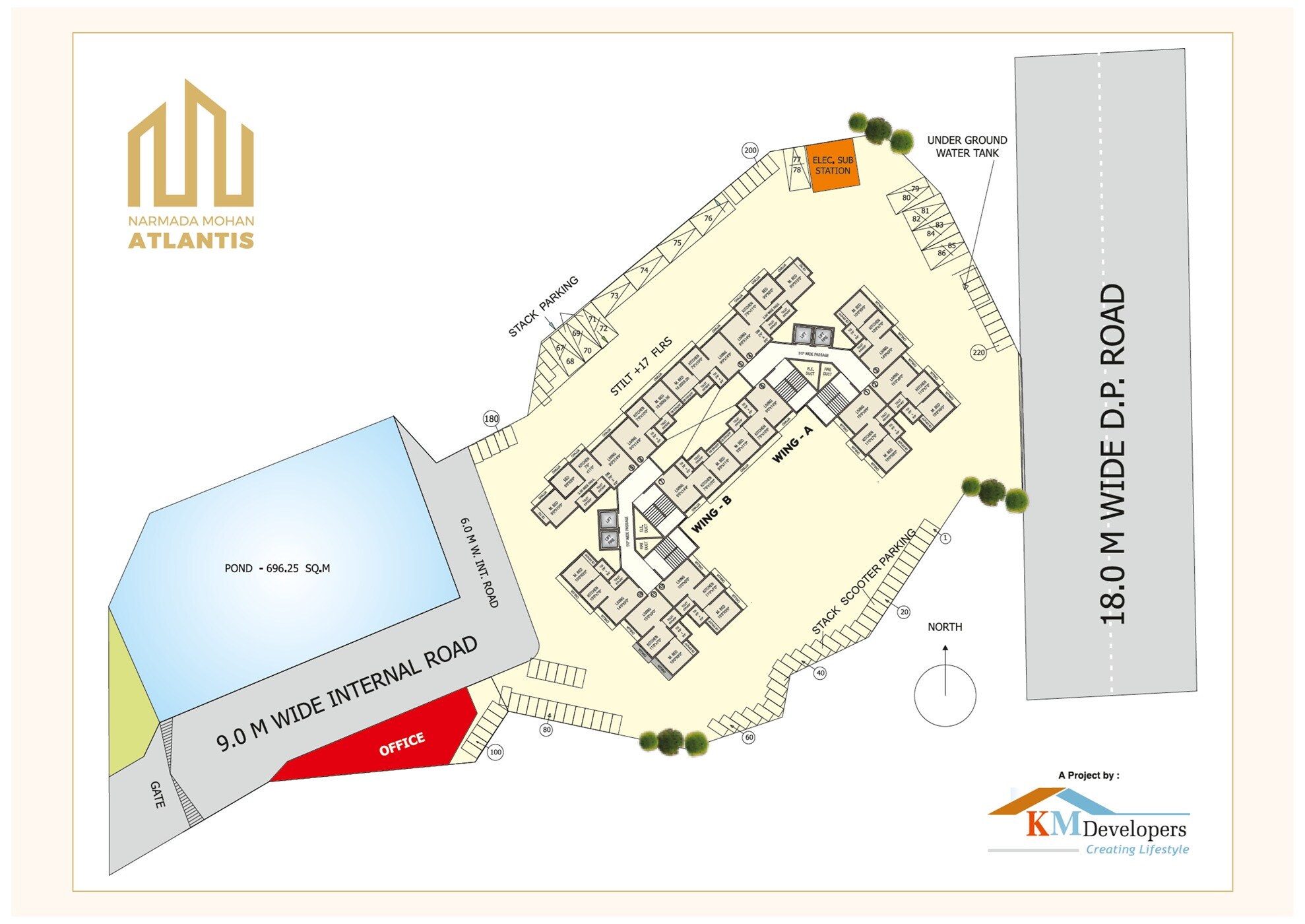 KM Narmada Mohan Atlantis Master Plan 1