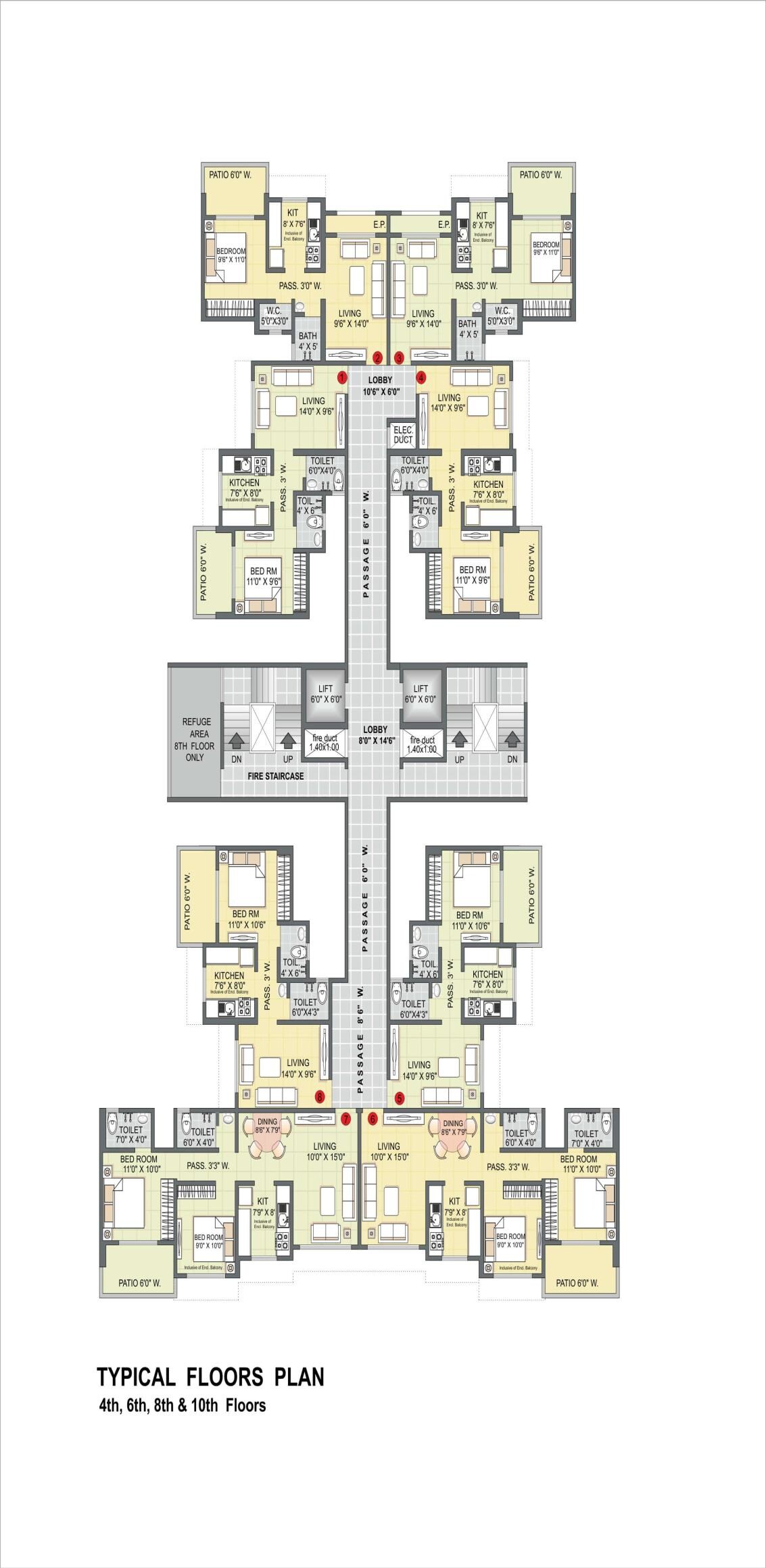 Kohinoor Luxuria Floor Plans 2