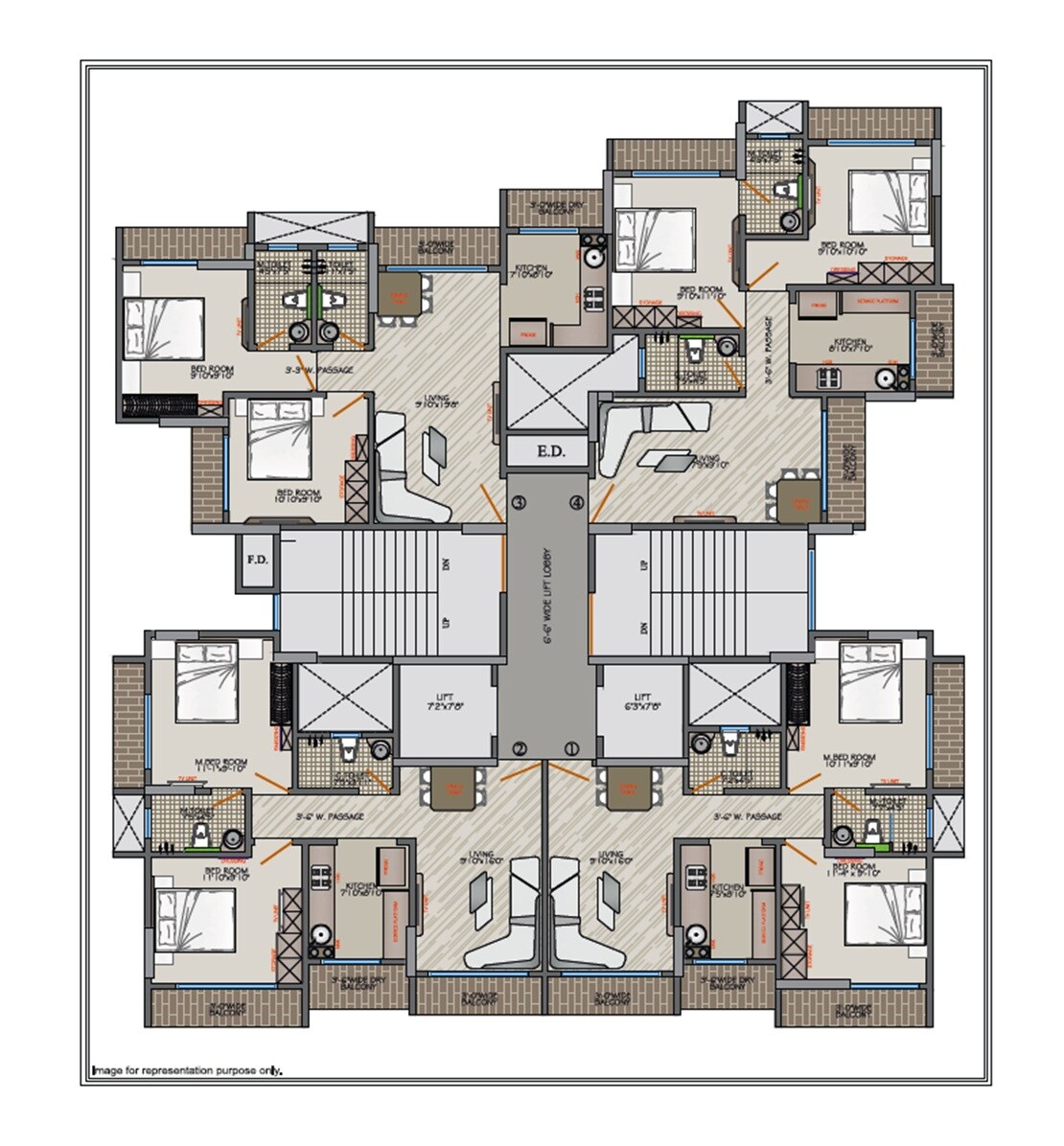 Kohinoor Pearl Floor Plans