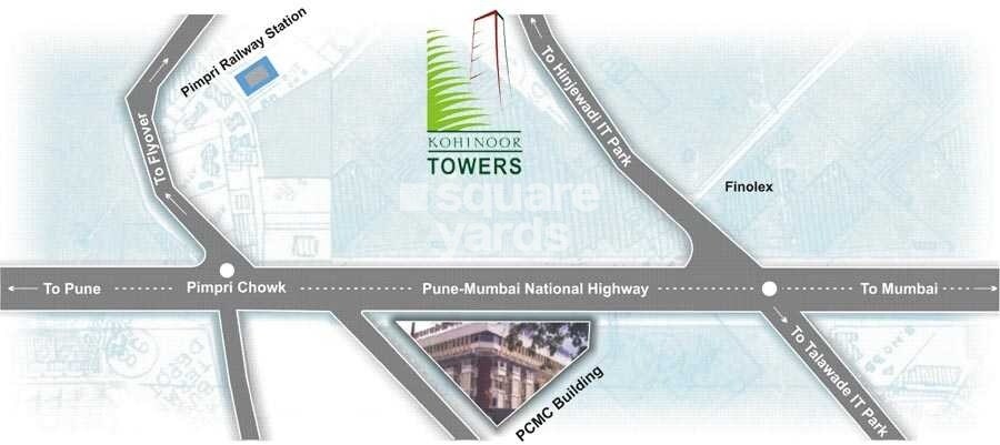 Kohinoor Tower Location Image