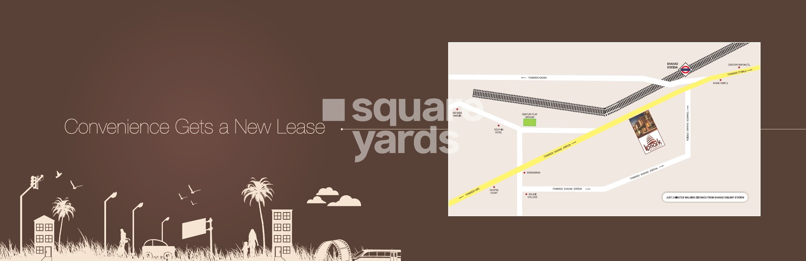 Konark Residency Thane Location Image