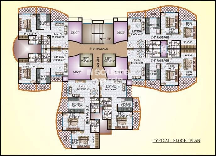Kothari K D Hermitage Master Plan 1