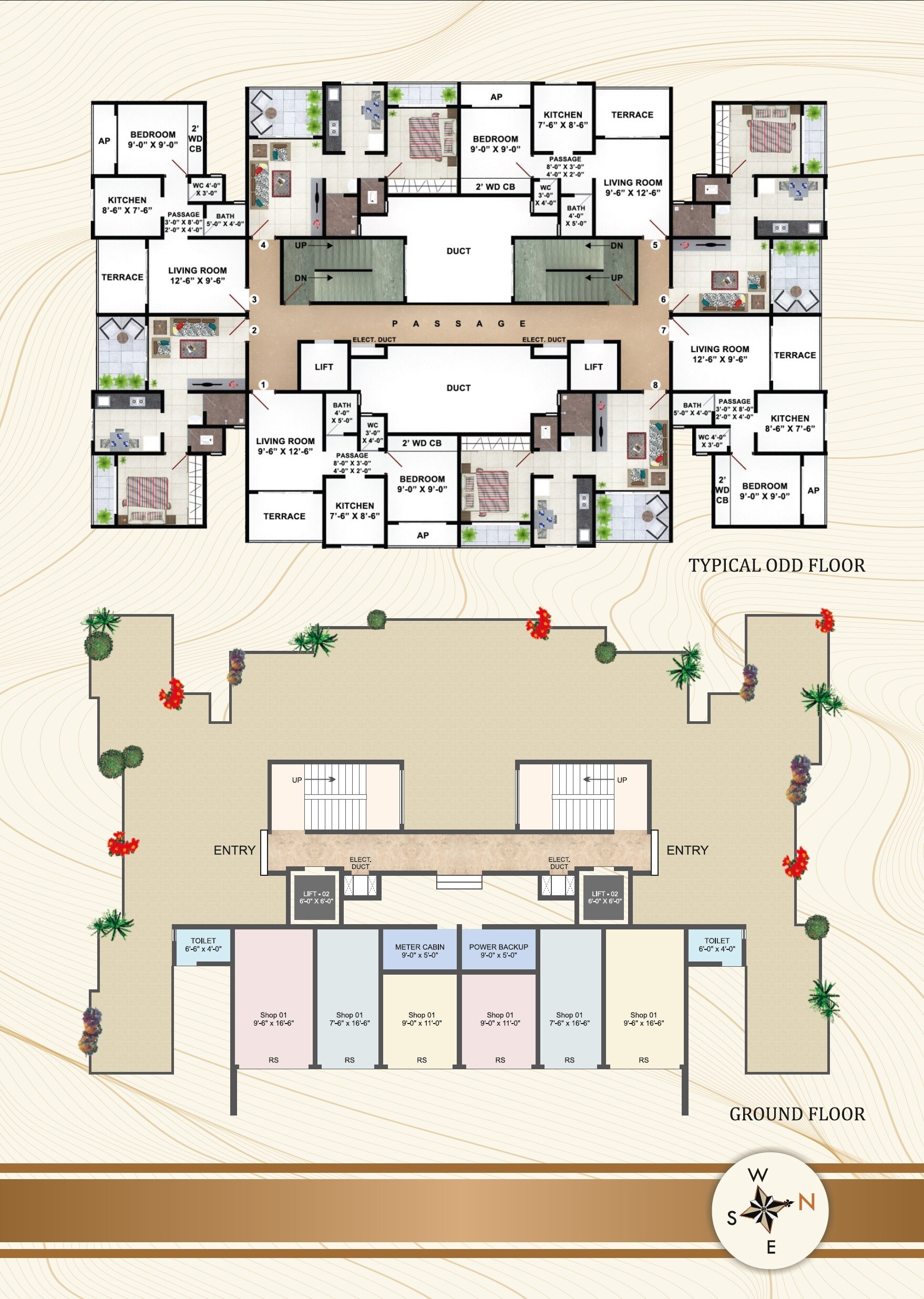 Krisha Diya Woods Floor Plans 1