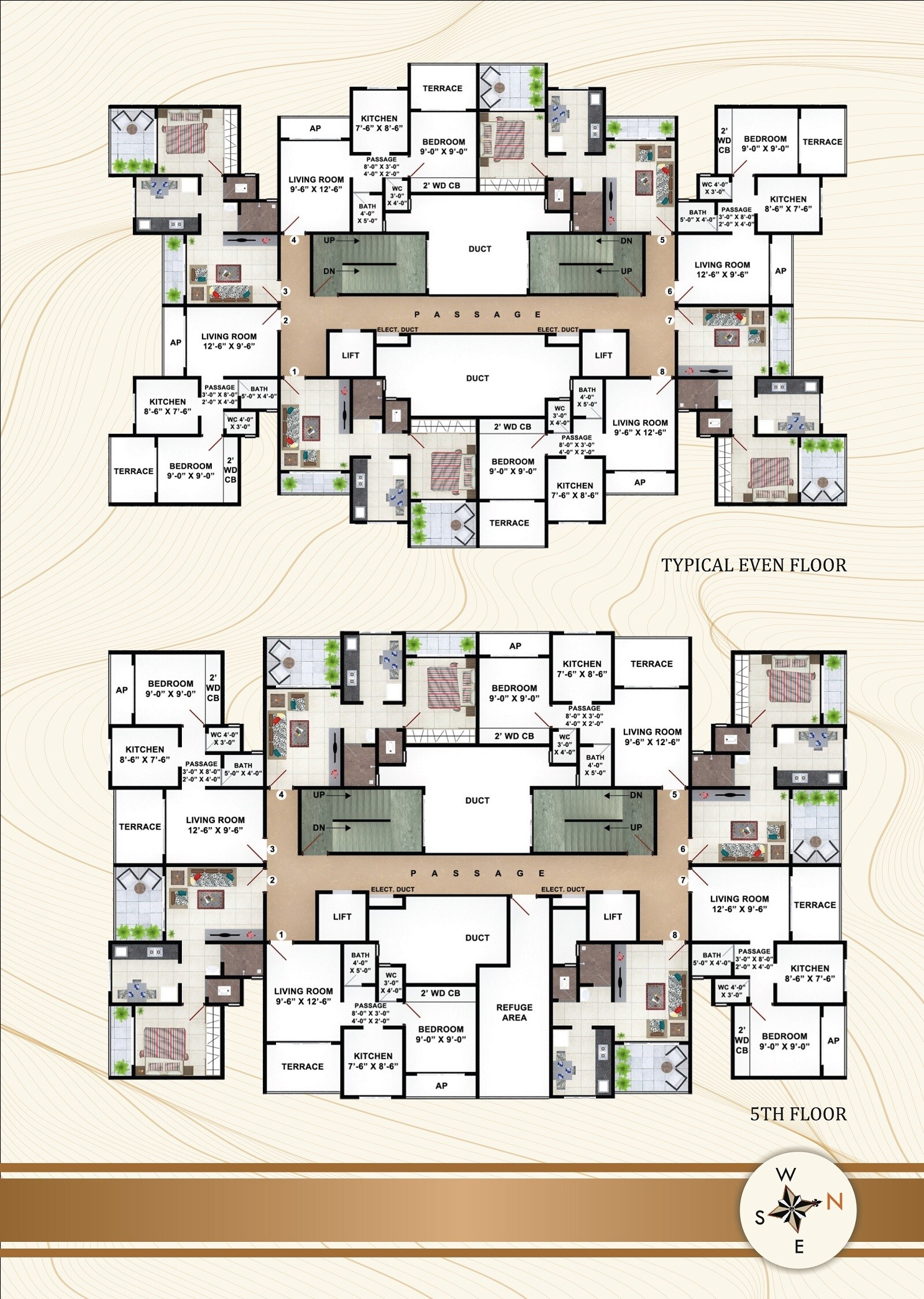Krisha Diya Woods Floor Plans 2