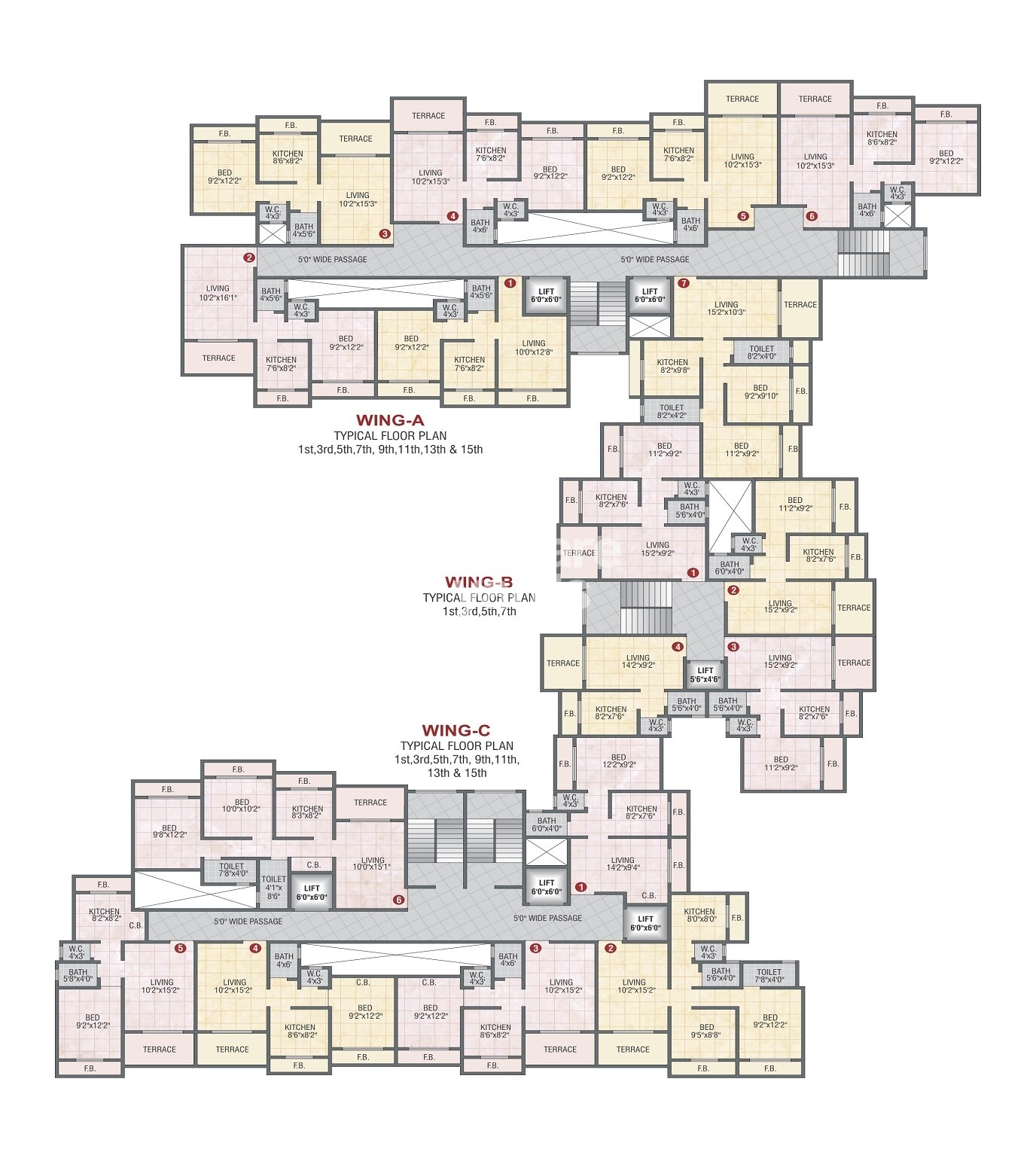 Krishna Nisarga Floor Plans