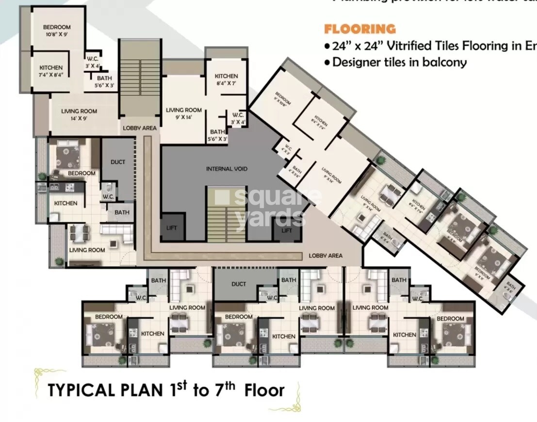 Krishna Sankul Badlapur Floor Plans