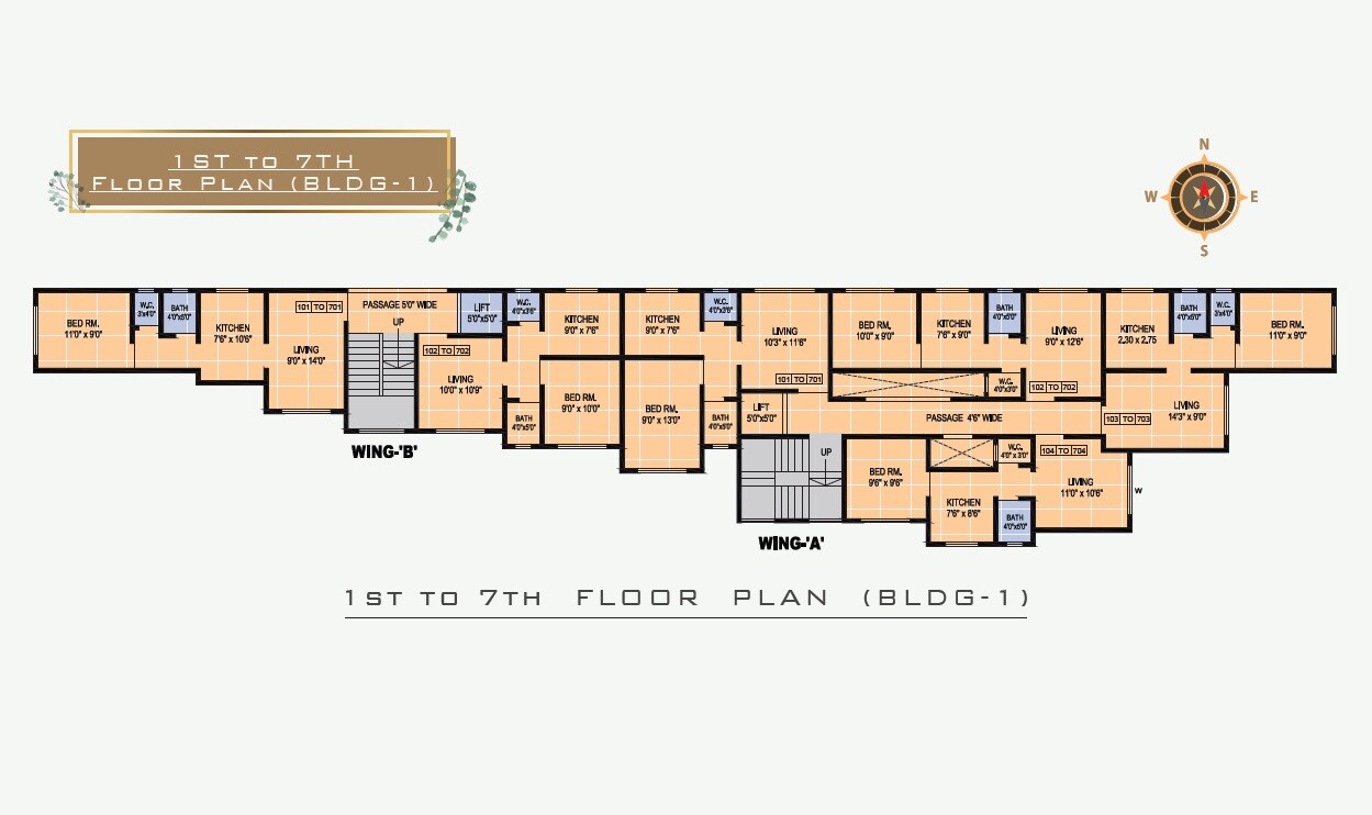 Kulvinder Lotus Residency Floor Plans
